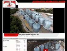 Tablet Screenshot of mayfieldgrain.com